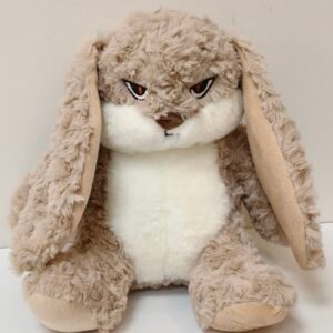Beige floppy-ear bunny plush toy