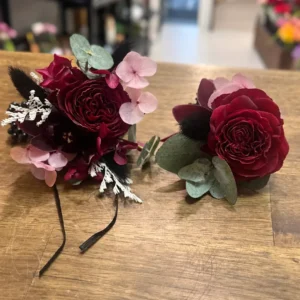 Burgundy & Pink